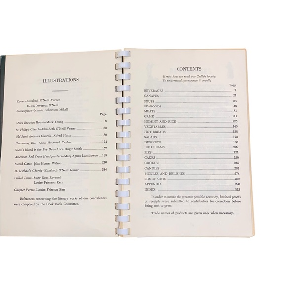 Vintage 50s Charleston Receipts Cookbook low country southern spiral bound - Picture 6 of 13